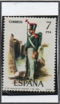 Stamps Spain -  Artillería d' A pie