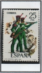 Stamps Spain -  Infanteria Ligera