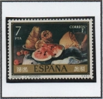 Stamps Spain -  Luis Eugenio  Menéndez: Bodegones