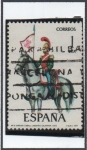 Stamps Spain -  Lancero Regimiento d' Calatrava