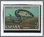 Sellos de Europa - Espa�a -  Fauna Hispánica: Anguila