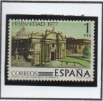 Stamps Spain -  Hispanidad Guatemala: Igle. d' San Francisco