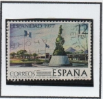 Stamps Spain -  Hispanidad Guatemala: Plaza Monumento a Colon