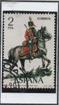 Stamps Spain -  Teniente Coronel' Húsares