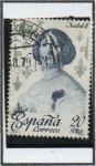 Stamps Spain -  Reyes d' España Casa d' Borbón : Isabel II