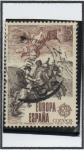 Stamps Spain -  Europa CEPT: Correo d' Gabinete