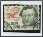 Stamps Spain -  Europa CEPT: Manuel d' Ysasi