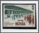 Stamps Spain -  Transportes Colectivos: Metro