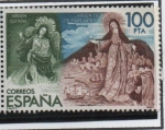 Sellos de Europa - Espa�a -  Espamer 80: Virgen Alada d' Quito y Virgen d' l' Mareantes