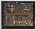 Stamps Spain -  Tapiz d' l' Creación, Gerona