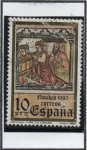 Stamps Spain -  Navidad: mural Gotico