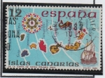 Stamps Spain -  Islas Canarias