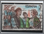 Stamps Spain -  Escena G. y Cabezudos