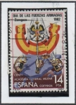 Stamps Spain -  Dia d' l' Fuerzas Armadas