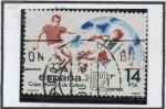 Stamps Spain -  Copa Mundial d' Futbol España 82: Jugada