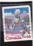 Sellos de America - Canad� -  carnaval de Quebec