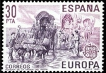 Stamps Spain -  España 1981 2616 Sello ** Europa-CEPT. Romeria del Rocio Yvert2244 Scott2237