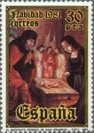 Sellos de Europa - Espaa -  ESPAÑA 1981 2634 Sello Nuevo Navidad Nacimiento de Juan de Flandes Yvert2267 Scott2254