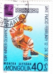 Stamps Mongolia -  OLIMPIADA INVIERNO LAKE PLACID`80