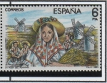 Stamps Spain -  Zarzuela: Escena d' l' Rosa d' Azafran