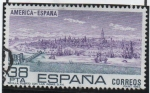 Stamps Spain -  América-España: Riadas d' Guadalquivir