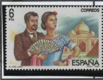 Stamps Spain -  Zarzuela: Escena: d' Niño Judio