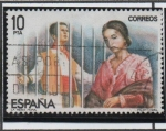 Stamps Spain -  Zarzuela: Escena: d' l' Reina Mora