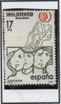 Stamps Spain -  America-Año Internacional d' l' Juventud