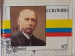 Stamps Colombia -  Jorge Olguín Mallarino (1848-1928)-Militar- Dos veces presidente Interino.