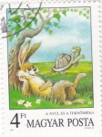 Stamps Hungary -  conejo y tortuga