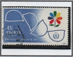 Stamps Spain -  Año Internacional d' l' Paz