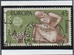 Stamps Spain -  Europa CEPT: Alegoría d' protección d' l' Naturaleza y El Medio Ambiente