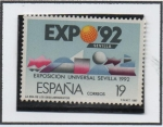 Stamps Spain -  Exposición Universal d' Sevilla