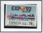 Stamps Spain -  Exposición Universal d' Sevilla