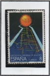 Stamps Spain -  Exposicion Universal d' Sevilla: Abstracción d' Recinto