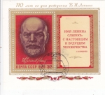 Stamps Russia -  110 ANIVERSARIO NACIMIENTO V.I.LENIN 
