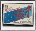 Stamps Spain -  Presidencia Española d' l' comunidades Europeas