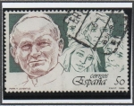 Stamps Spain -  Papa y Juventud