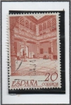 Stamps Spain -  Exposición Filatélica Nacional; Patio d' l' Infanta, Zaragoza