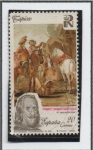 Stamps Spain -  Patrimonio Artístico Nacional Tapices: Soldados Flamencos