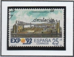 Stamps Spain -  Expo d' Sevilla: Auditorio