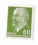 Stamps Germany -  Walter Ernst Paul Ulbricht 