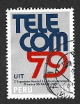 Sellos de America - Per� -  703 - III Exposición Mundial de Telecomunicaciones