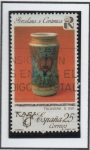 Stamps Spain -  Artesania Nacional: Porcelana y Cerámica: Abarero d' l' Botica d' Escorial