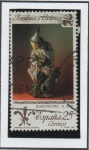 Stamps Spain -  Artesania Nacional: Porcelana y Cerámica: Lampara d' Porcelana