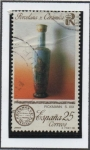 Stamps Spain -  Artesania Nacional: Porcelana y Cerámica: Jarrón d' porcelana s XIX