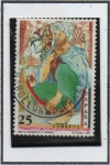 Stamps Spain -  Adb al-Rahman II