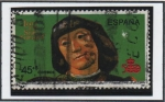 Stamps Spain -  V Centenario d' Descubrimiento d' América: Luis d' Santangel