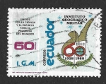 Stamps Ecuador -  1176 - LX Aniversario del Instituto Geográfico Militar