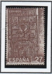 Stamps Spain -  Exposición Filatélica Nacional: Framento d' l' Fachada d' l' Iglesia d' San Pablo